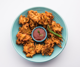  ONION PAKORA (vegan & glutenfrei)